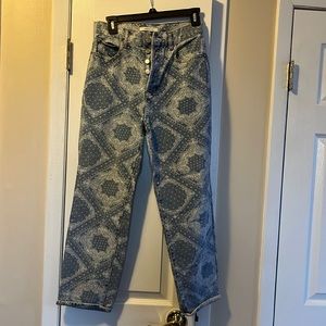 Pacsun high rise straight jeans